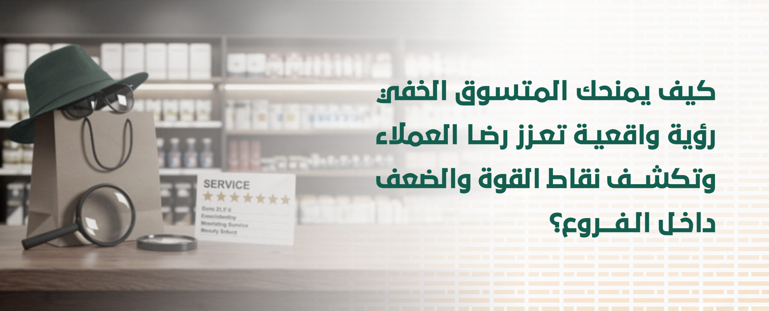 ارتقِ بجودة الخدمة مع متسوق خفي – ابدأ مع كوالتيزر اليوم